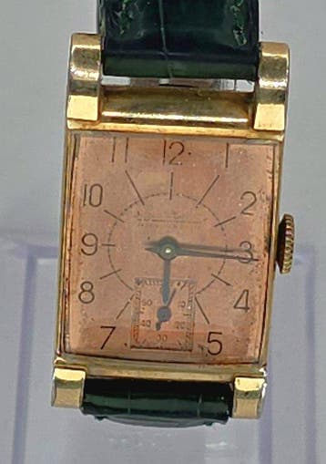 Jaeger LeCoultre - 10K Goldfilled. - Rechteck Formuhr -, Sieraden, Tassen en Uiterlijk, Horloges | Heren, Nieuw