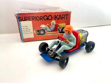 Asakusa Toy - Blikken speelgoedauto - Superior Go-Kart -