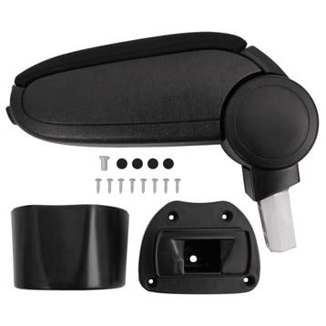 vidaXL Armsteun 14,5x31,5x(30-48) cm ABS zwart, Verzenden, Nieuw