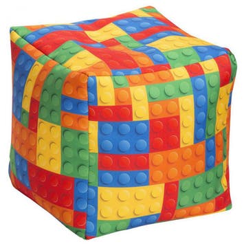 Poef Cube Bricks, Verzenden, Nieuw