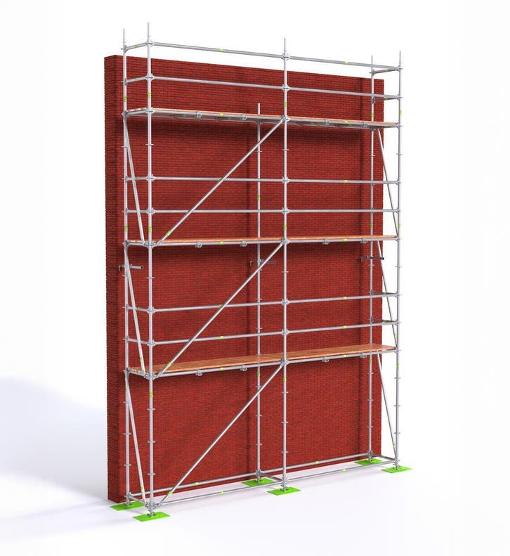 Rix Steigers Complete Set  RMS 5 x 8, Doe-het-zelf en Verbouw, Steigers, Gevelsteiger, Nieuw, 5 meter of hoger, Ophalen of Verzenden