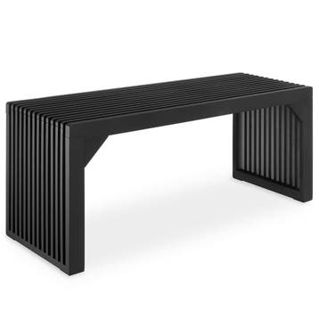 Hocker/zitbank Ribb, lamellenlook, belastbaar tot 350 kg, Verzenden, Nieuw