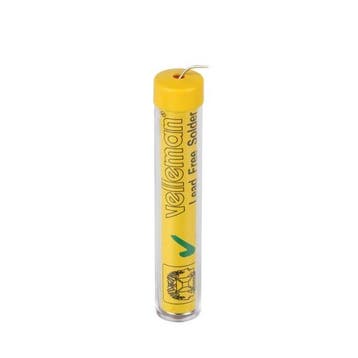 Soldeertin | Velleman (Loodvrij, Ø 1 mm, 15 gram, Dispenser), Verzenden, Nieuw