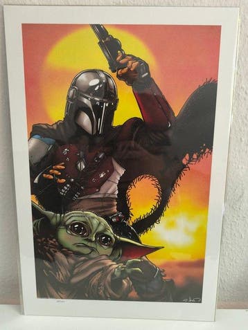Jaime Coker Creations - The Mandalorian with Child Star Wars, Nieuw