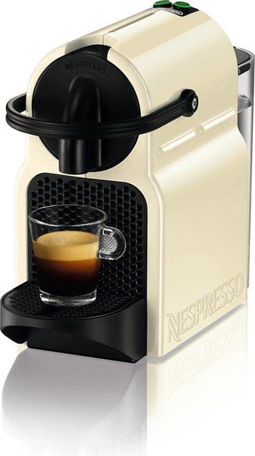 Nespresso Inissia EN80.CW - Koffiecupmachine - Creme Wit - B, Witgoed en Apparatuur, Verzenden, Nieuw