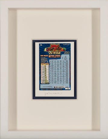 Jan Henderikse (1937) - Unikat „Lottery Card“ mit