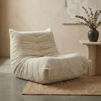 *WOONWINKEL* Lounge Fauteuil Creme, Verzenden, Nieuw, Stof