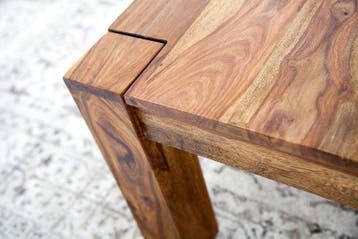 Massief houten salontafel MAKASSAR 60cm Sheesham unieke, Ophalen of Verzenden, Nieuw