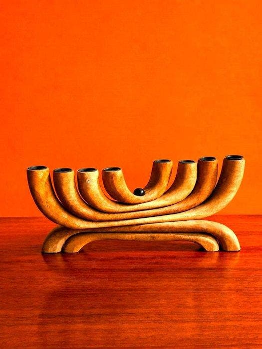 Design House Stockolm - Kandelaar - mangoboom, Antiek en Kunst, Curiosa en Brocante
