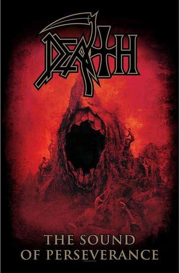 Death - Sound Of Perseverance - Textielposter off. merch., Ophalen of Verzenden, Nieuw, Poster, Artwork of Schilderij