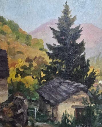 André Chiodo (c. 1945) - Lautomne sur le versant