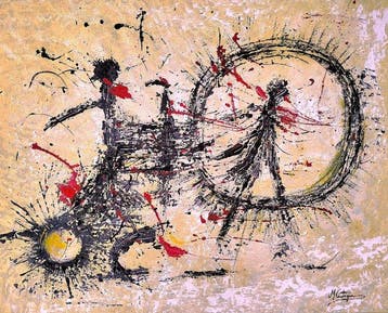 Castagna Maurizio 1961 - XL - Attraverso Il Cerchio -