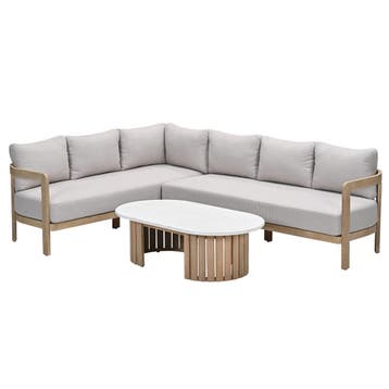 Garden Impressions Sirocco loungeset 3-delig links - acacia, Verzenden, Nieuw