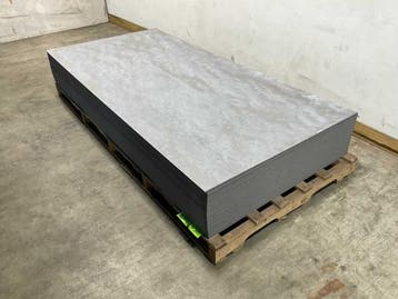 Veiling - 40x Tectiva gevelplaat - Grijs - 250x122x0,8 cm, Nieuw