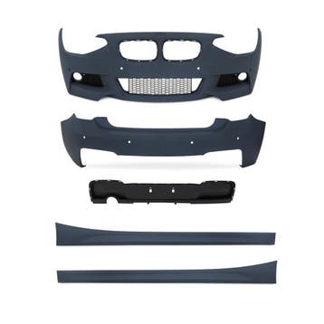 M-Pakket Sport Voor Achter Sideskirts BMW F20 5 Deurs B2843, Nieuw, Voor, BMW