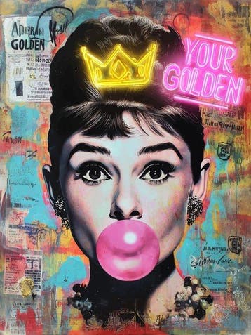 IPR Graph - Audrey Hepburn: La Reina del Pop Neón