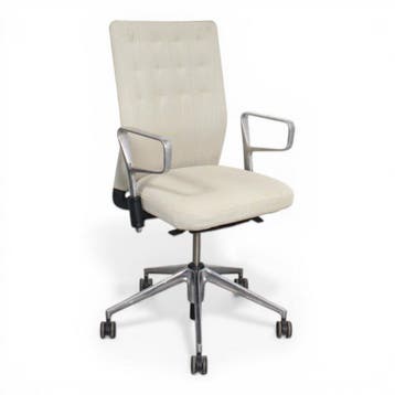 Vitra ID Trim bureaustoel, zand-chrome, Overige plaatsen, Ophalen of Verzenden, Gebruikt, Bureau