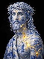 Yamila - Cristo Kintsugi: La Divinidad Reconstruida en Oro