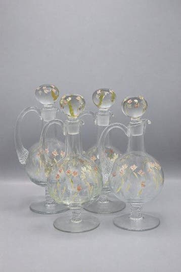 Karaf (4) - Glas - Origineel ensemble