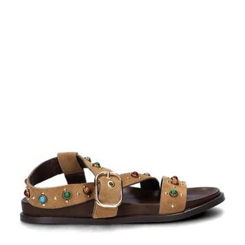Nelson sandalen voor dames in het Bruin, Kleding | Dames, Schoenen, Bruin, Verzenden, Nieuw, Sandalen of Muiltjes