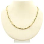 Gouden anker schakelcollier (Ketting), Ophalen of Verzenden, Gebruikt, Overige kleuren, Goud