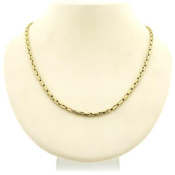 Gouden anker schakelcollier (Ketting), Ophalen of Verzenden, Gebruikt, Goud, Goud