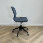 Ikea Langfjall  bureaustoel, blauw - zwart, Gebruikt, Zwart, Ophalen of Verzenden, Bureaustoel