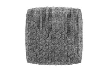 GAN Rugs - Charlotte Lancelot - Poef - Wol - Charcoal
