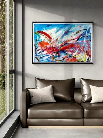 Luc Mora - Chromatic breath - XXL, Antiek en Kunst