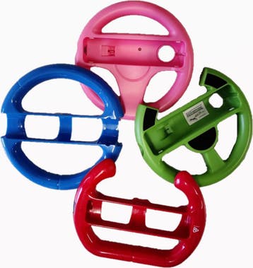 Stuurtje voor Wii - Gekleurd (Merkloos) Morgen in huis!, Ophalen of Verzenden, Zo goed als nieuw