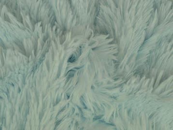 10 meter langharig bont - Baby blauw - Pluche stoffen, Blauw, 120 cm of meer, Ophalen of Verzenden, Polyester