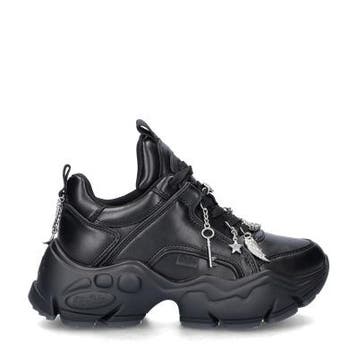 Buffalo Binary Punk sneakers voor dames in het Zwart, Verzenden, Zwart, Nieuw, Sneakers of Gympen