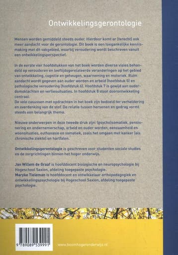 Ontwikkelingsgerontologie 9789089539991 Jan Willem de Graaf, Verzenden, Zo goed als nieuw, Jan Willem de Graaf