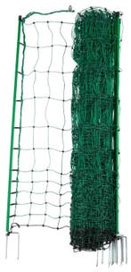 Pluimveenet, Dubbele pin, groen, 25 x 1,12 m (L x H), Ophalen of Verzenden, Nieuw