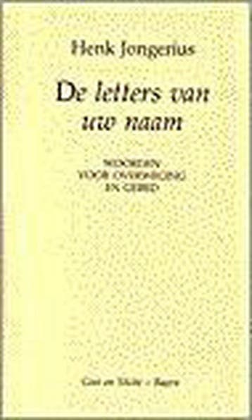 LETTERS VAN UW NAAM 9789030409410 JONGERIUS, Verzenden, Zo goed als nieuw, JONGERIUS