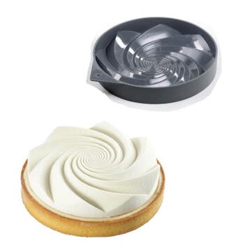 Siliconen Vorm Tart Spiral Ø14x2,5cm (Dinara Kasko), Verzenden, Nieuw