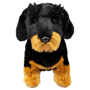Teckel knuffel hond - zachte pluche - 30 cm - premium, Verzenden, Nieuw