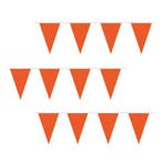 Goedkope oranje vlaggenlijn 10 m - Oranje versiering, Hobby en Vrije tijd, Feestartikelen, Ophalen of Verzenden, Nieuw