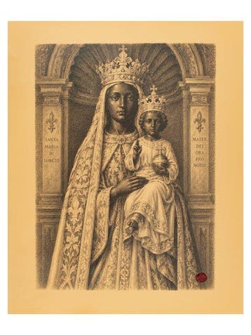 Beperkte oplage 2/25 Madonna di Loreto – Koningin en Moeder