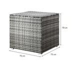 Polyrotan kussenbox Grijs 318L (Schuurtjes-Rekken), Verzenden, Nieuw