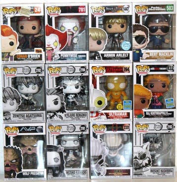 Funko - Funko Pop - Set (12) Demon Slayer, Jujutsu Kaisen,