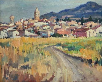 Paco Castón (1954) - Campos dorados