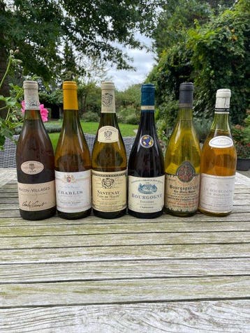 2006 1977, 1985 Bourgogne blanc, 2006 Santenay, 2005 Chablis, Verzamelen, Nieuw