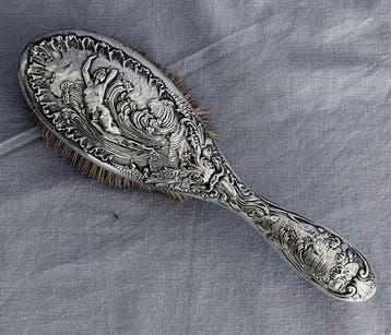 Kam - .925 zilver - Haarborstel