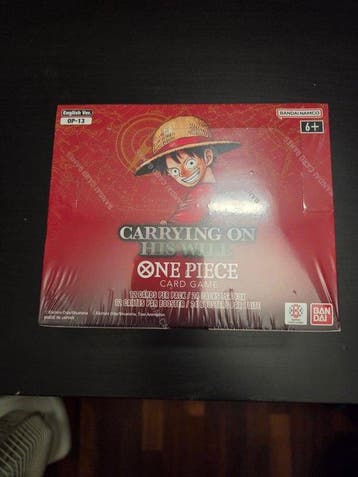 Bandai - 1 Booster box - One Piece - Carrying On His Will, Nieuw