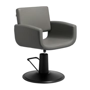 Gabbiano Mataro Kappersstoel Grijs – Minimalistisch Design –, Ophalen of Verzenden, Nieuw