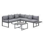 Loungeset / Tuinset St. Tropez - 4 personen - Staal / Hout -, Verzenden, Nieuw