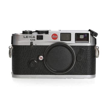 Leica M6 TTL .72mm Silver (10434) - 1 jaar garantie, Ophalen of Verzenden, Zo goed als nieuw