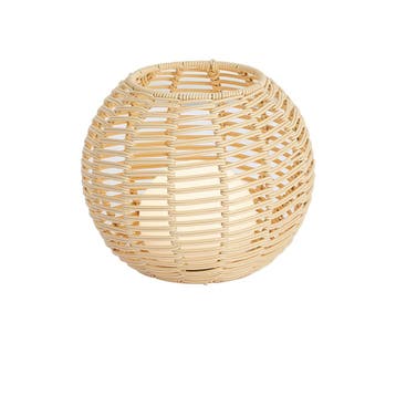 Buiten tafellamp beige 25cm incl. LED oplaadbaar met USB-C, Verzenden, Nieuw