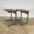 Complete set van 8 stuks schooltafels (hxbxd) 76x70x50 cm,, Huis en Inrichting, Tafelonderdelen, Ophalen of Verzenden, Gebruikt